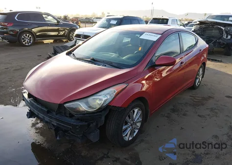 2013 Hyundai Elantra Gls/Limited from USA, damaged, VIN KMHDH4AE3DU562481